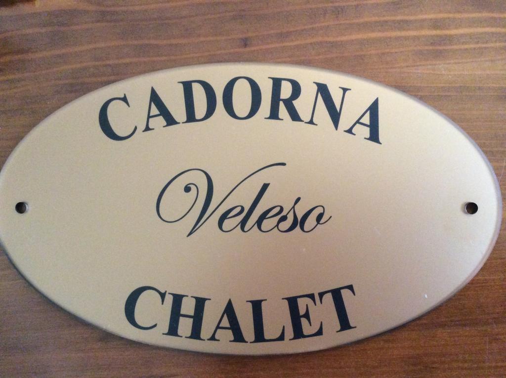 Cadorna Chalet Veleso Exterior foto